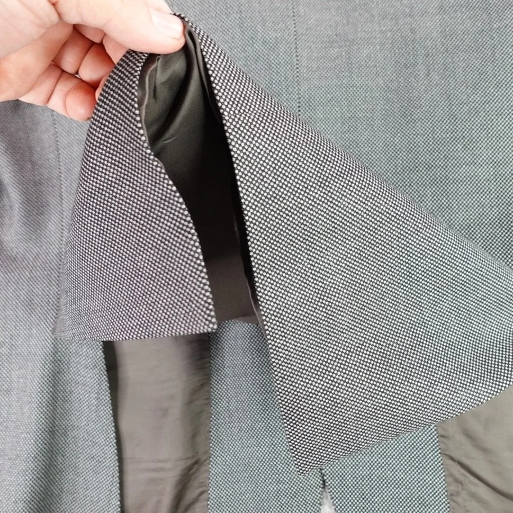 Elite Venezia Loro Piana Blazer Mens 54 44R Gray Zelander Merino Wool Italy Coat